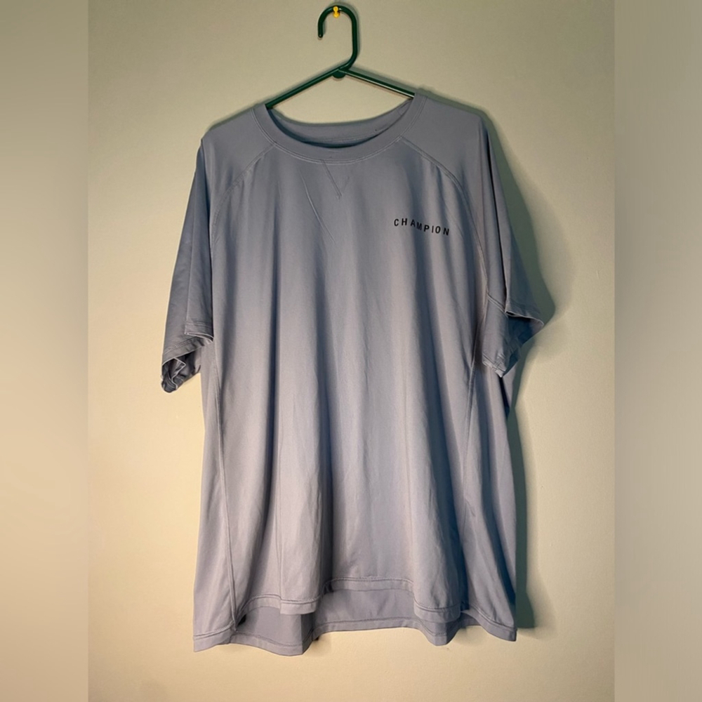 Champion Men’s Short Sleeve Grey Shirt (Size XXL) NWT